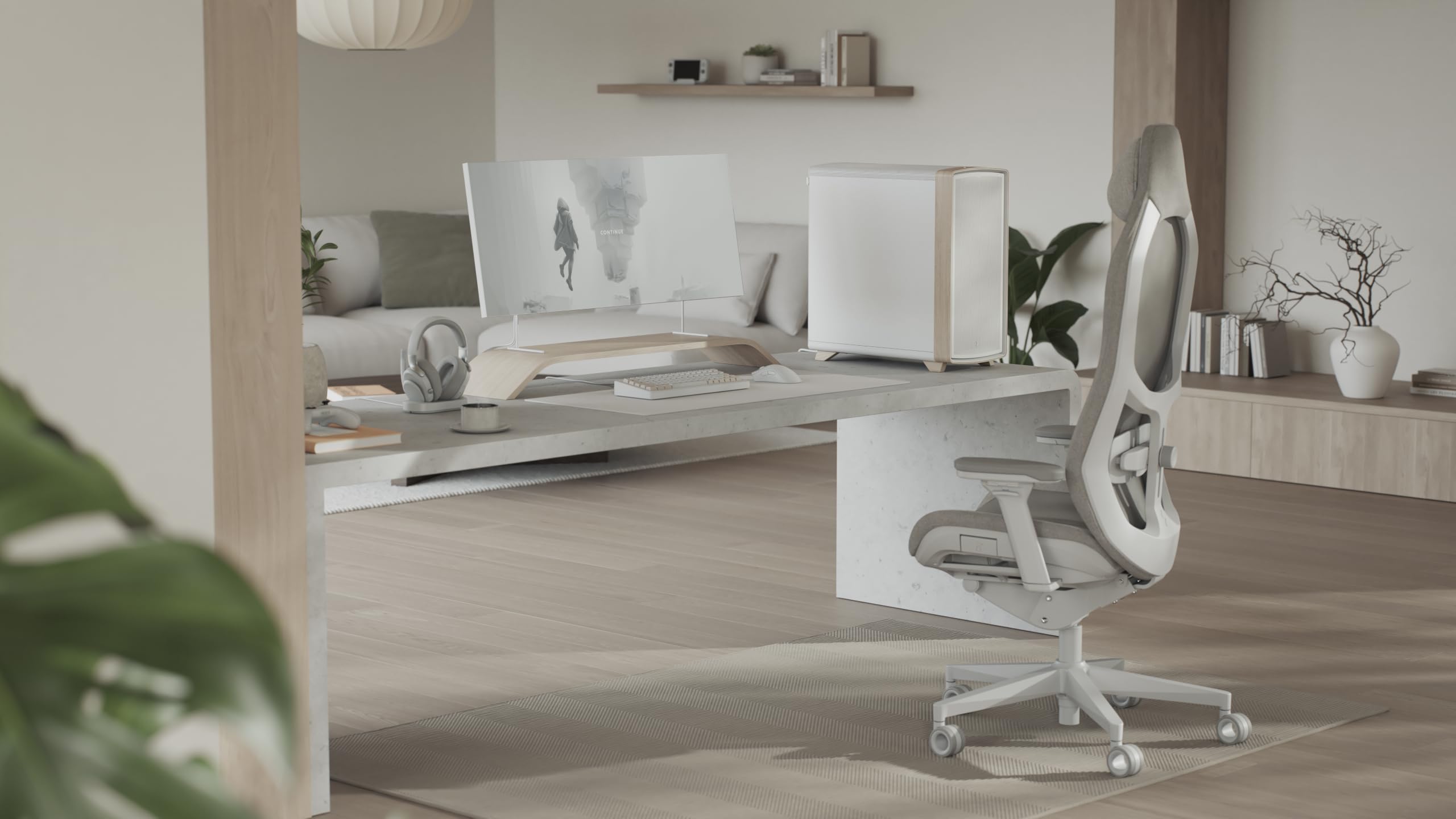 Fractal Design Summit Chalk White Solid – Boîtier PC Gaming