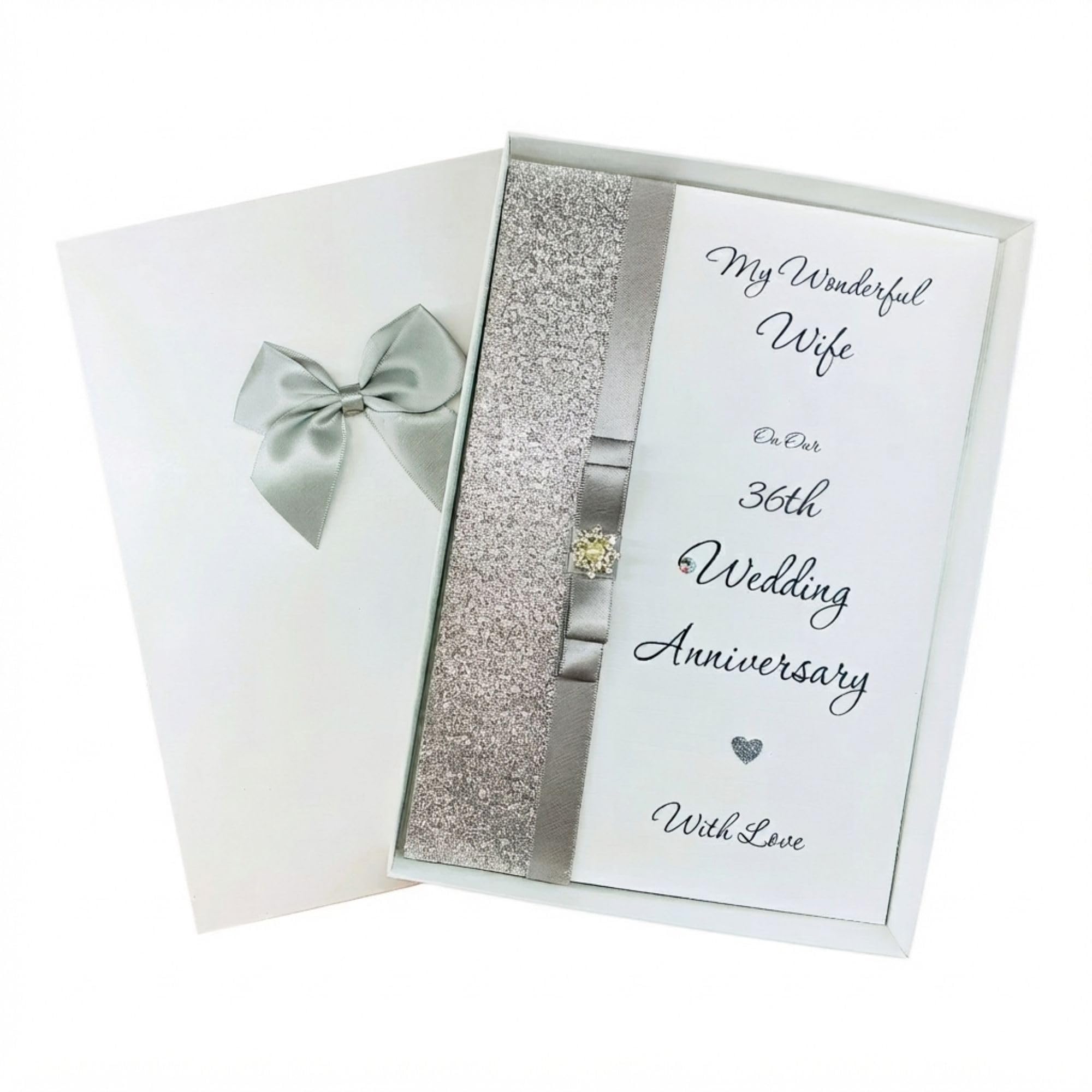 Wife 36th Wedding Anniversary Card Personalised - LB 549