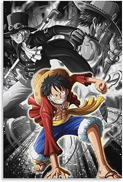 Amazon Co Jp One Piece ワンピース アニメーション ポスター壁画室内装飾ウォールアート贈り物居間の装飾画壁の装飾リビングルーム 寝室 16x24inch 40x60cm Unframe Style ホーム キッチン