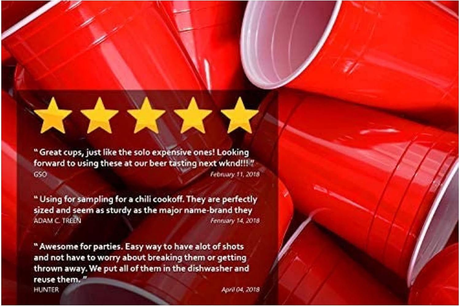 One-Day Sale: Up to 70% Off PARTY BARGAINS 2oz Plastic Shot Glasses - (120 Pack) Mini Red Disposable Plastic Shot Cups, Jello Shots, Perfect Size for Serving Condiments, Snacks, Samples and Tastings