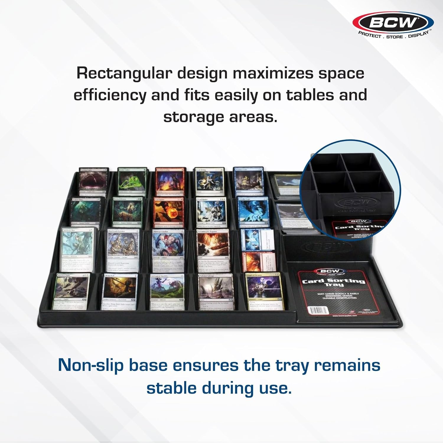 Amazon.com: BCW Card Sorting Tray - 2 ct | 24-Cell Trading Card Organizer  for TCG & Sports Cards | Compatible with Popular Games Like Pokmon,  Baseball, and Magic Cards | Lightweight Card