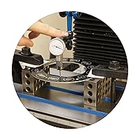 Vista 7 de HFS (R) 1 par de bloques de 123 bloques de maquinista 1-2-3 de ultra precisión .0002 acero endurecido con 23 agujeros