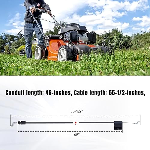 Miniatura 2 de 158152 582991501 Cable de control de zona para Poulan Pro Sears Craftsman Weed Eater Walk-Behind Lawn Mower Crafstman Poulan Pro Lawn Mower