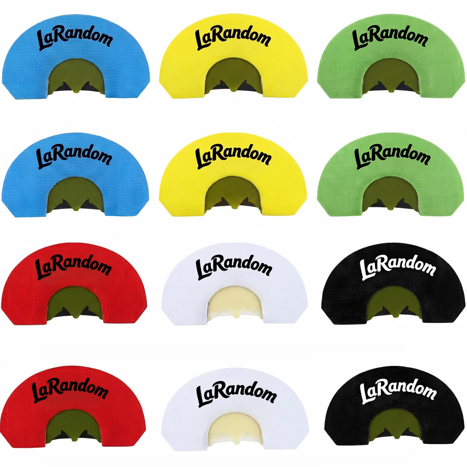 12 Pack Turkey Mouth Calls for Hunting Diaphragm Turkey Calls Variety of Reed Cuts for Realistic Hen Sounds Nice Gift for Beginners, Pros, Men, Father Outdoor Hunting (Multicolor)-image-11