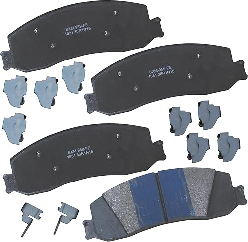 Vista 443 de Bendix Premium SBM8 - Pastillas de freno semimetálicas Premium para modelos seleccionados Buick Special, Camaro, Corvette, Phaeton, Olds F85, Vista