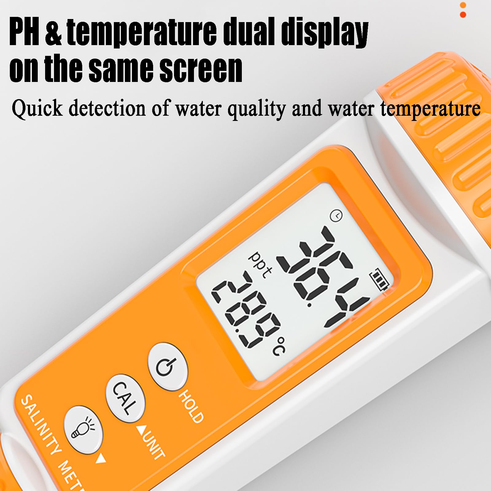 Testeur De Salinité, Réfractomètre De Salinité LCD, 0-100 PPT, avec Compensation Automatique De La Température, pour l'agriculture, La Recherche Scientifique, L'aquaculture Et Les Boissons