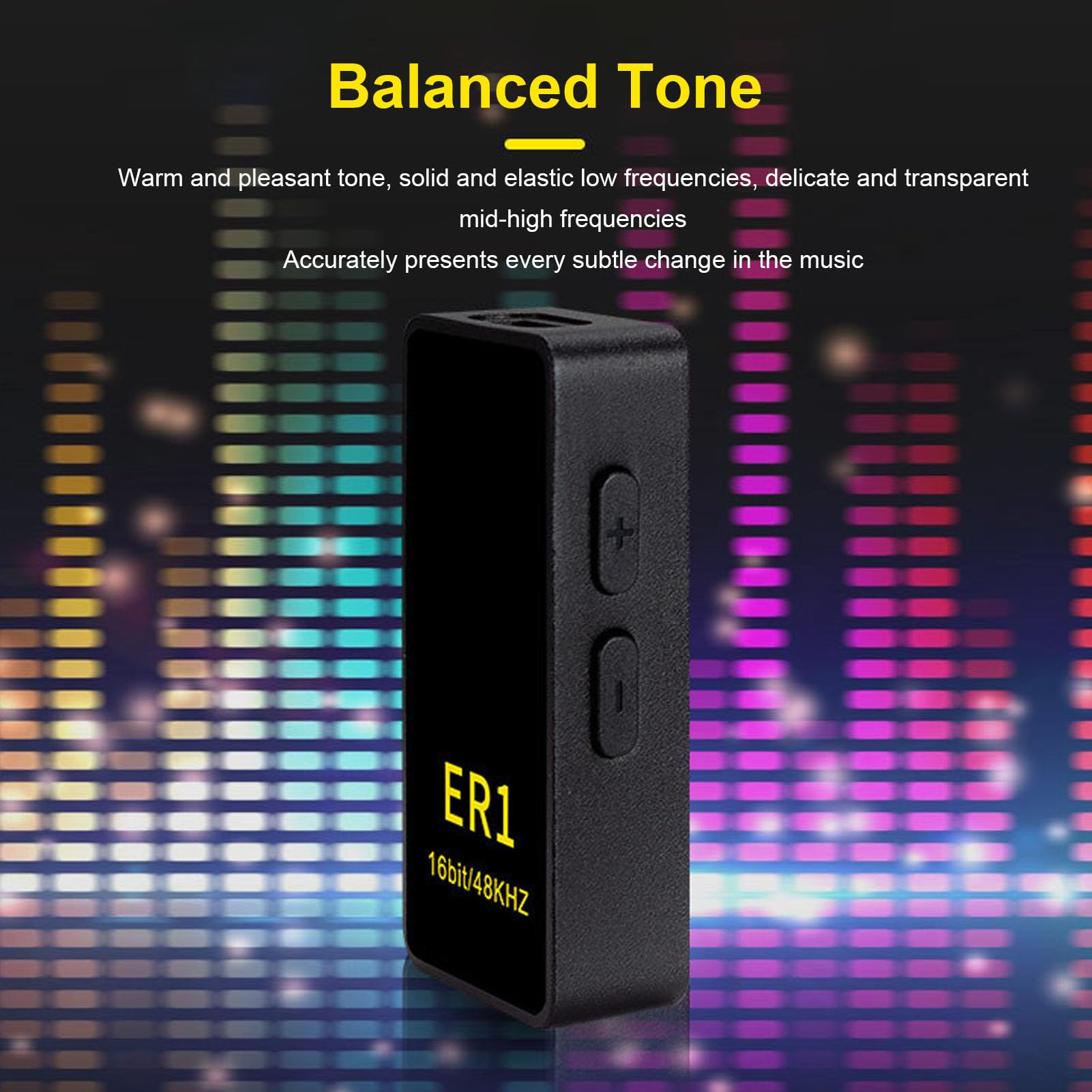 HiFi Portable USB C Headphone Amplifier with High Dynamic Sound