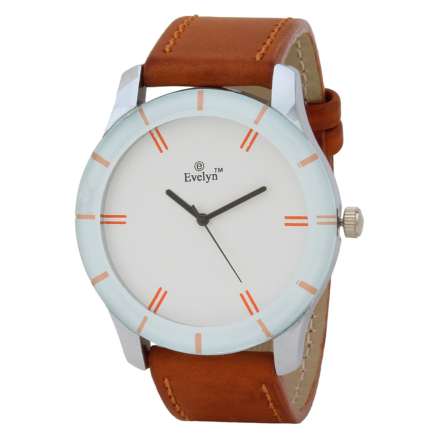 Evelyn Analog White Dial Mens Watch-BR-277 (B018QRXTFG) Amazon Price History, Amazon Price Tracker