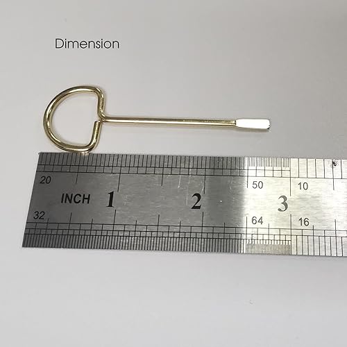 Miniatura 4 de Llave de puerta de baño interior, llave de emergencia para dormitorio, llave de repuesto sólida para puerta interior - Paquete de 10