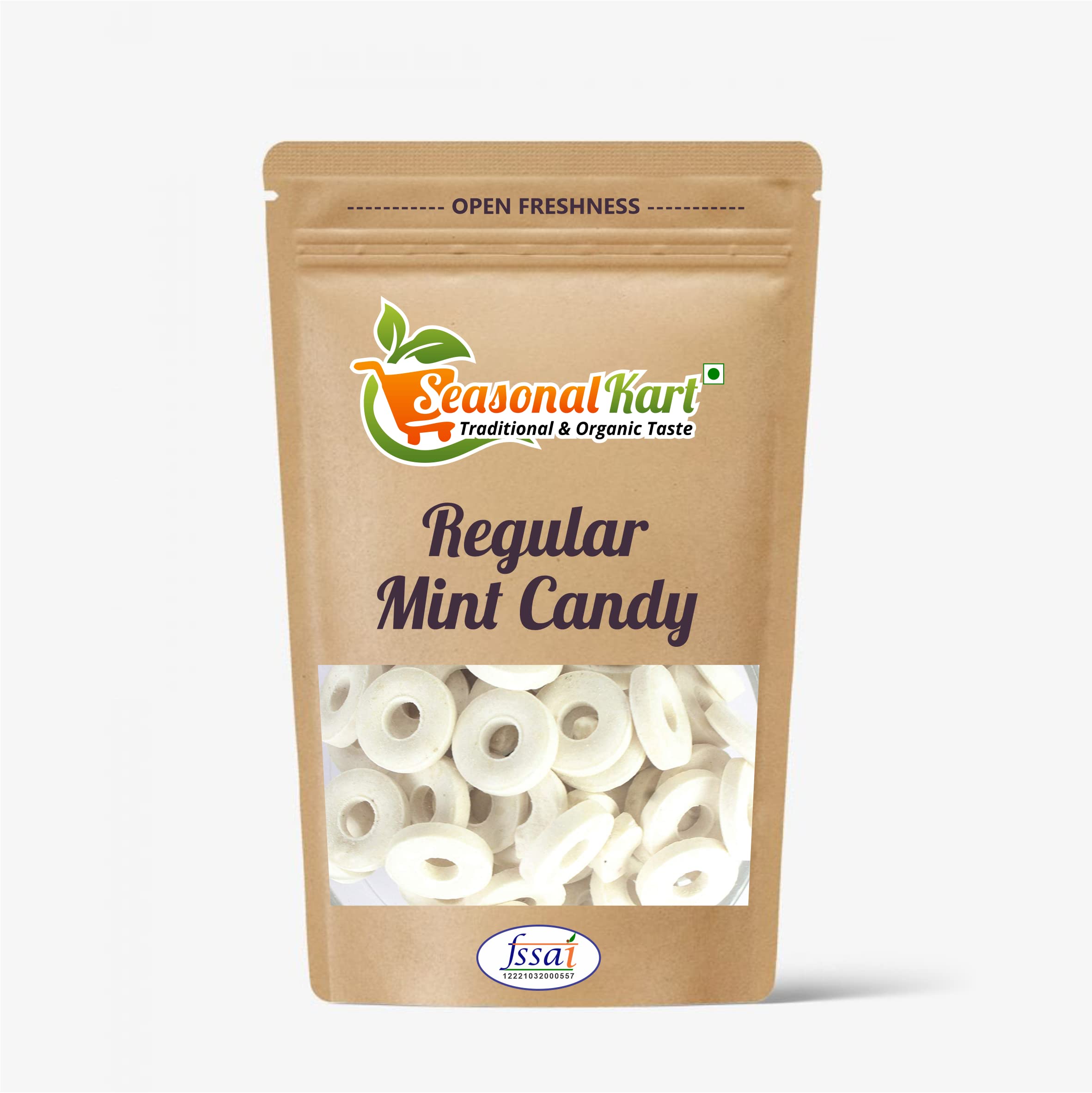 Seasonal Kart Regular Mint Candy Mint Flavour Chatpati Edible White Regular Mint Goli 100 Grams (B09W5R946L) Amazon Price History, Amazon Price Tracker