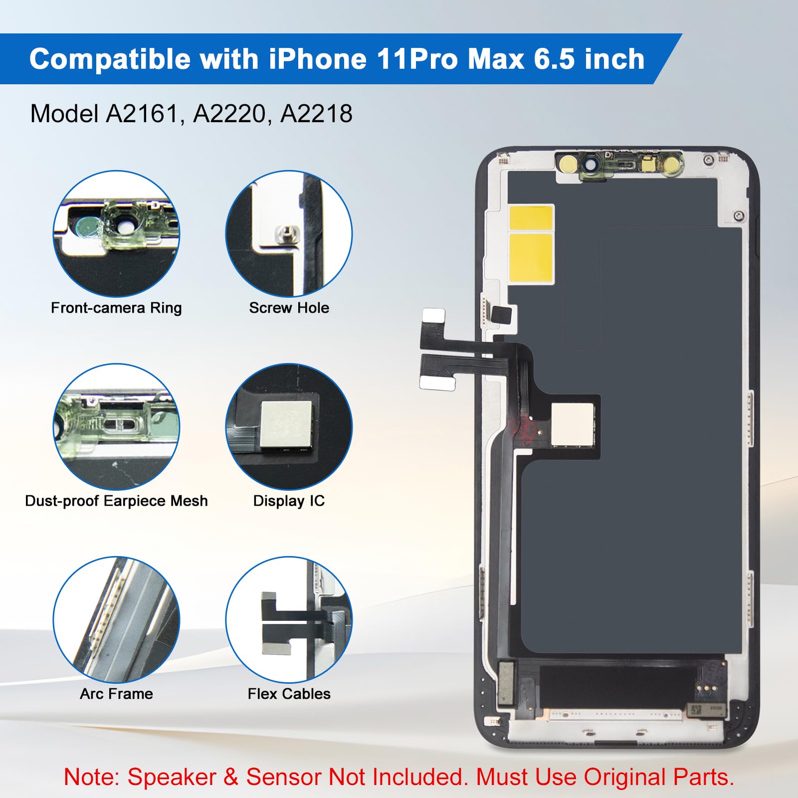 Amazon.com: LMQ for iPhone 11 Pro Max Screen Replacement,Wholesale