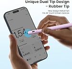 Hastraith Stylus Pen for iPad(2026-2018),13 mins Fast Charge Pencil with Tilt Sensitivity and Palm Rejection for iPad A16/10/9/8/7/6,Air 13"/11"/M3/M2/5/4/3,Pro 11"/13"/12.9"/M4/M2/M1,Mini 7/6/5,Lilac
