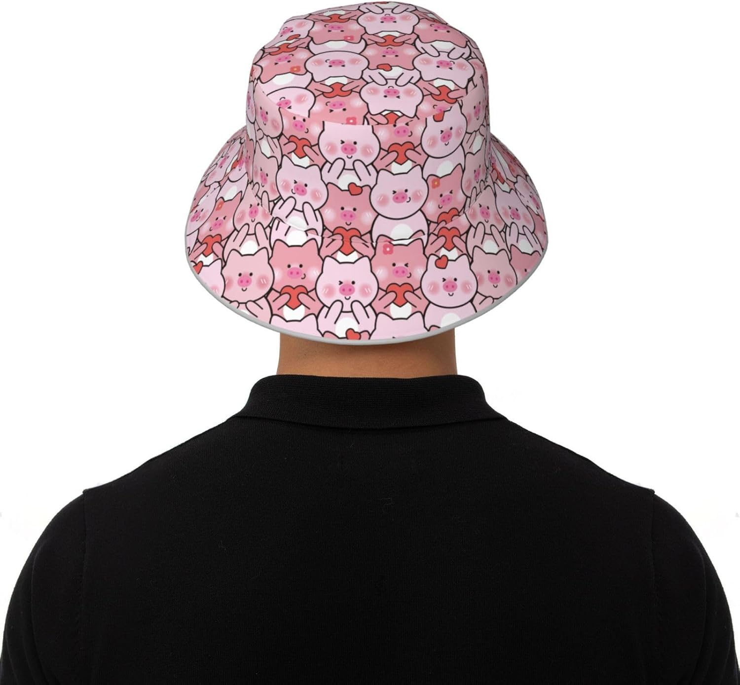 Bucket Hat for Men Women Packable Reversible Printed Summer Hats - Image 9