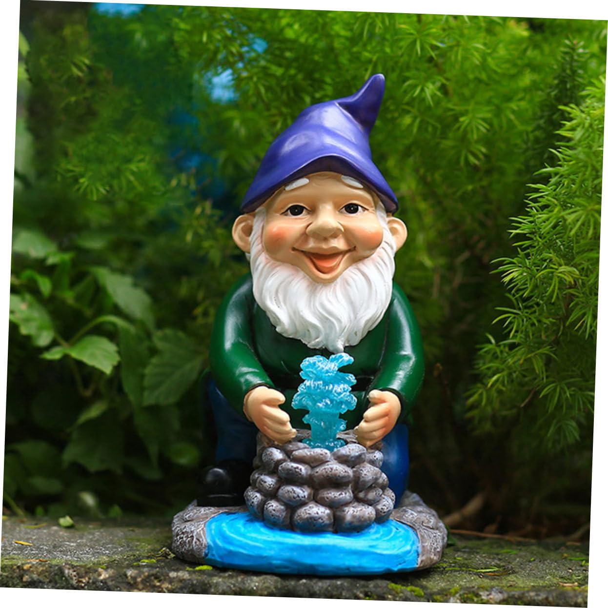Toddmomy 2 Stück Solar Deko Wetterfeste Figuren für Außen und Innendekoration Lustige Gartendeko Resin als für Gartenliebhaber