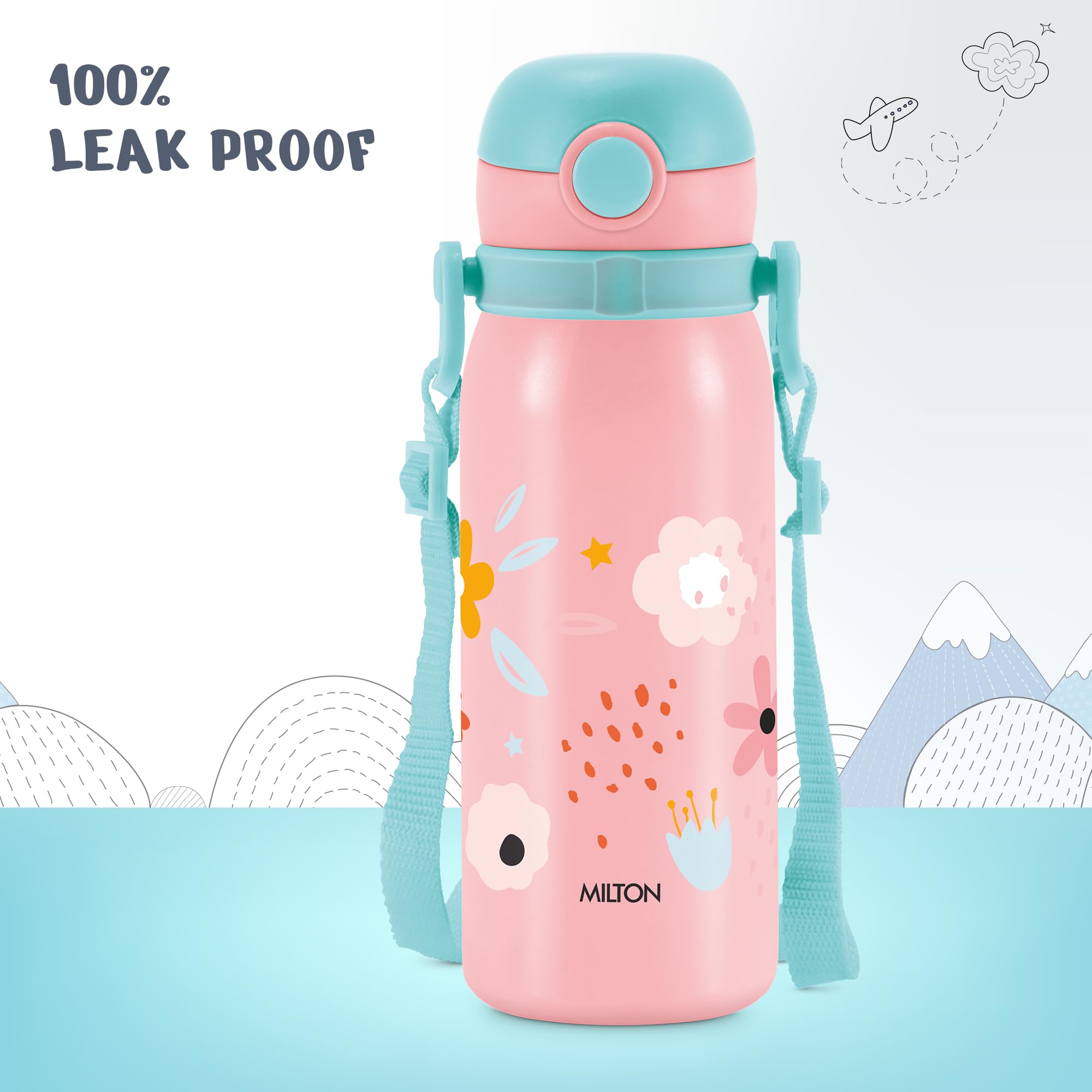 Milton Torque Stainless Steel Water Bottle - Leak Proof -2 Milton Torque Stainless Steel Water Bottle - Leak Proof -2