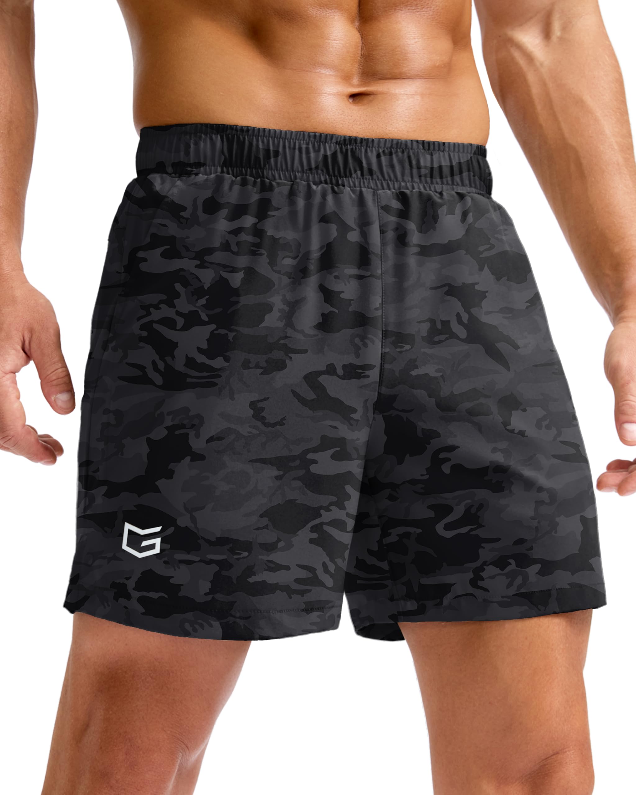 G Gradual Men's Athletic Running Shorts with Pockets 5"/ 7"/ 9" Gym Shorts