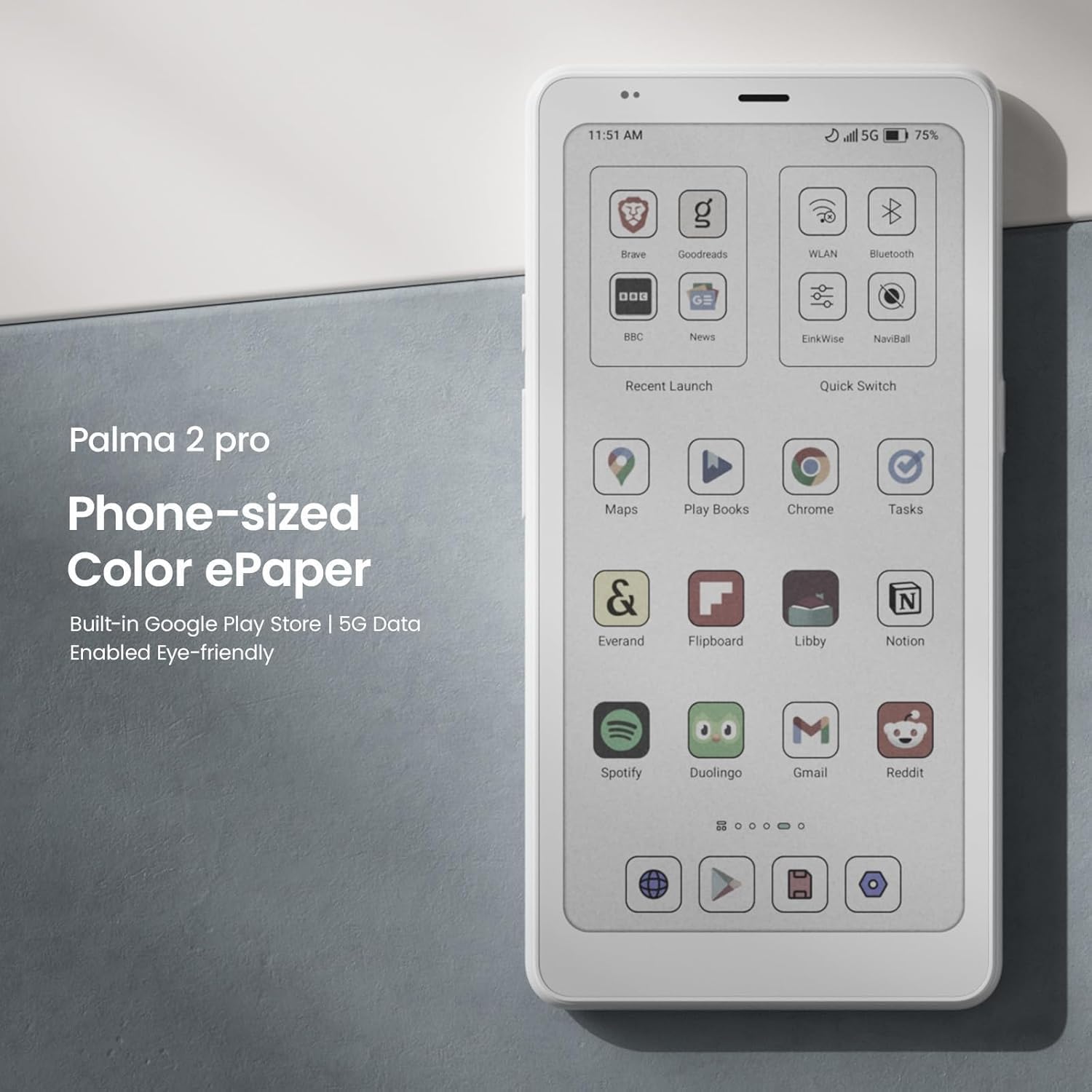 Amazon.co.jp: BOOX Palma2 Pro Mobile ePaper eBook Reader 8G 128G