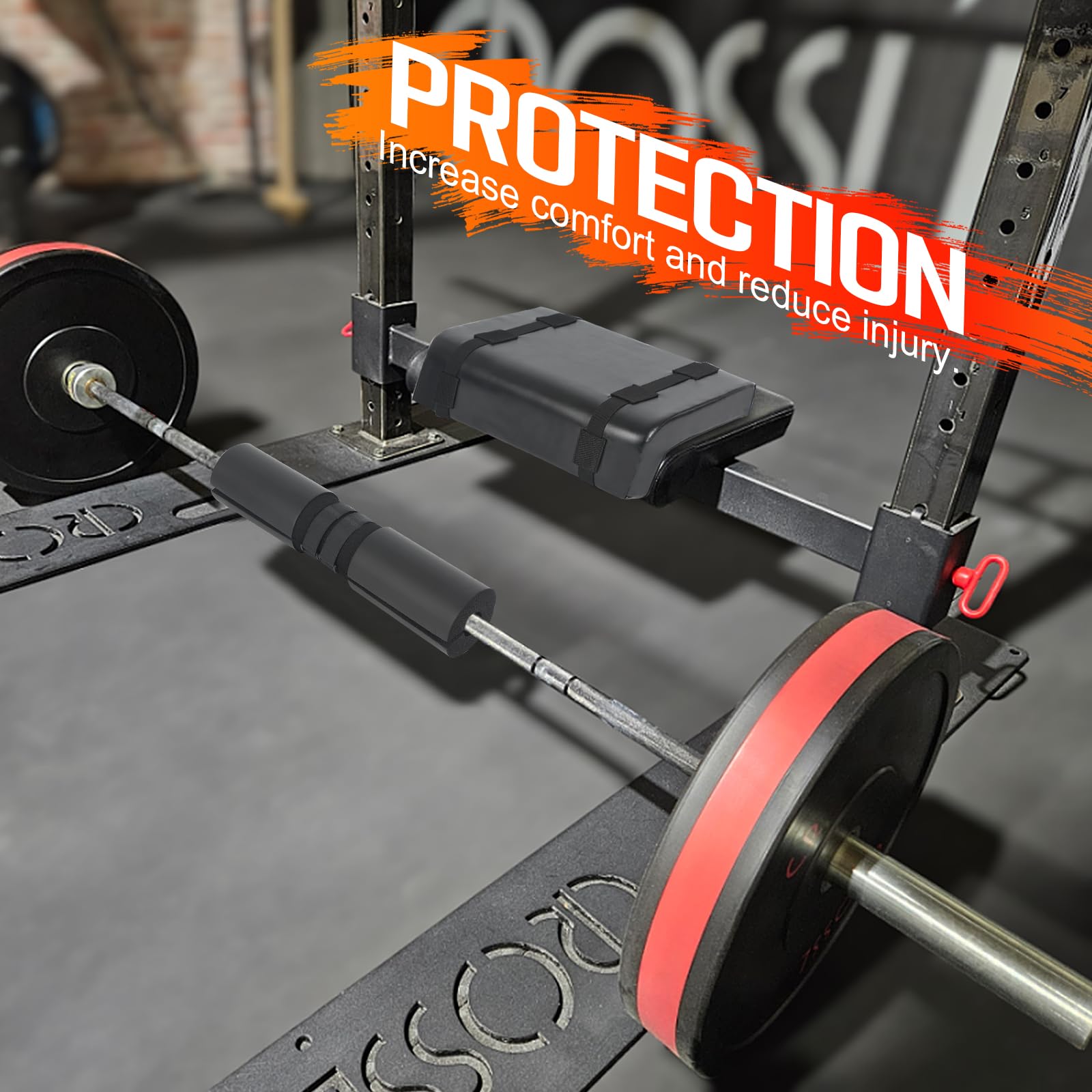 Hip Thrust Bench Pad per schiena, spalla, supporto per il collo, attrezzature per il fitness, pad per il bilanciere, imbottitura in gommapiuma, anche, cuscino per il fitness, tappetino push pad