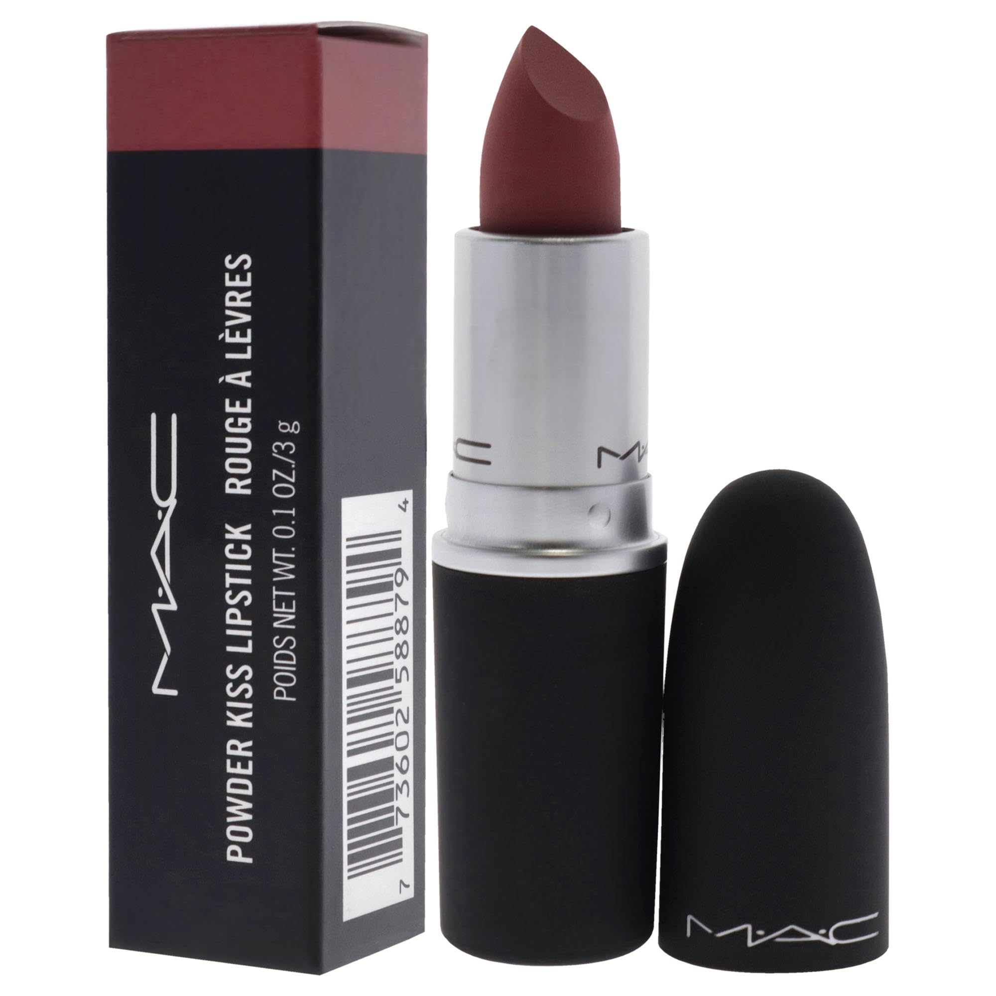 Amazon.com : MAC Powder Kiss Lipstick - 930 Brickthrough for Women