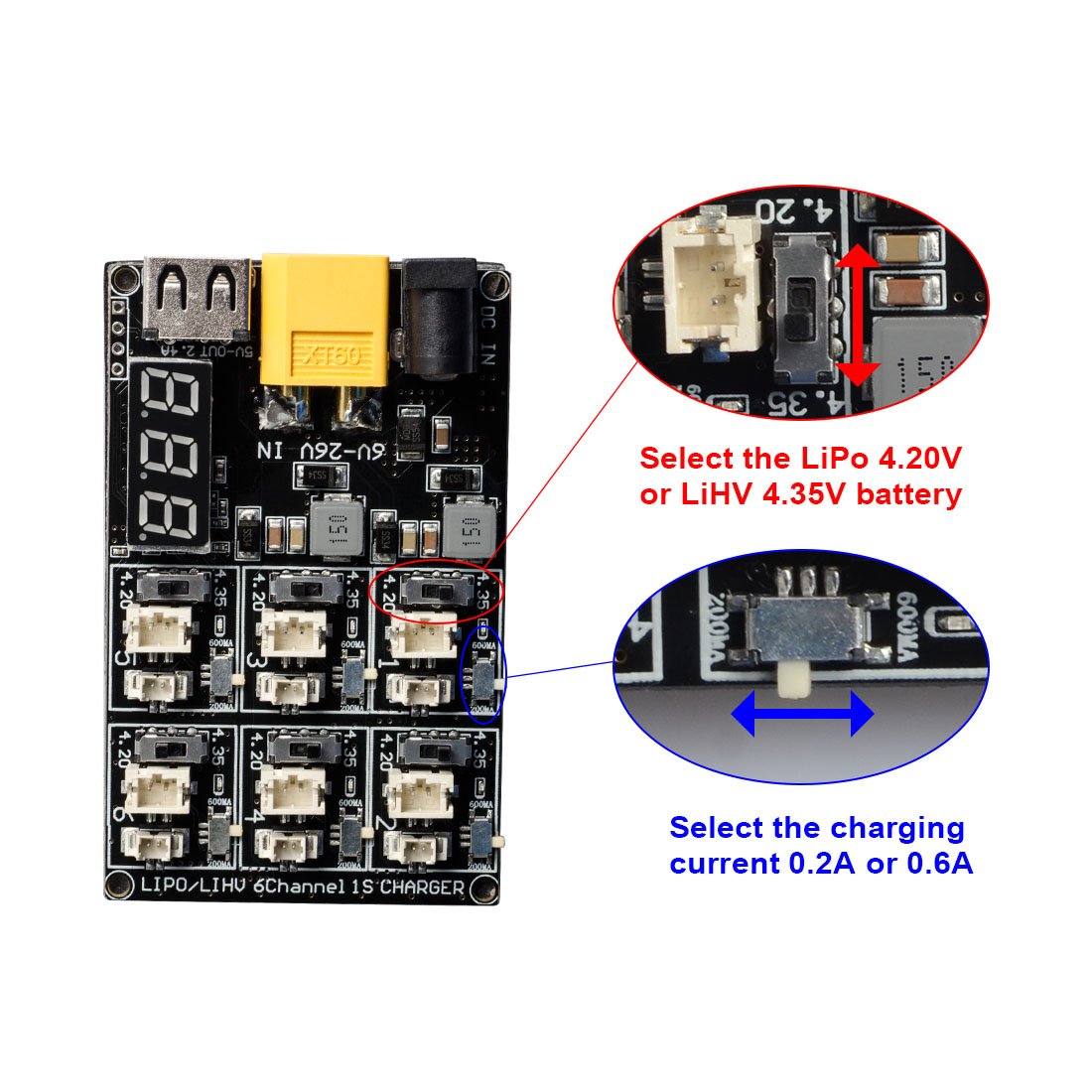 Câble Charge Lipo – T-Deans Mâle Vers Banane 4 Mm – 30 Cm – 14 AWG – Doré – Pour Modélisme
