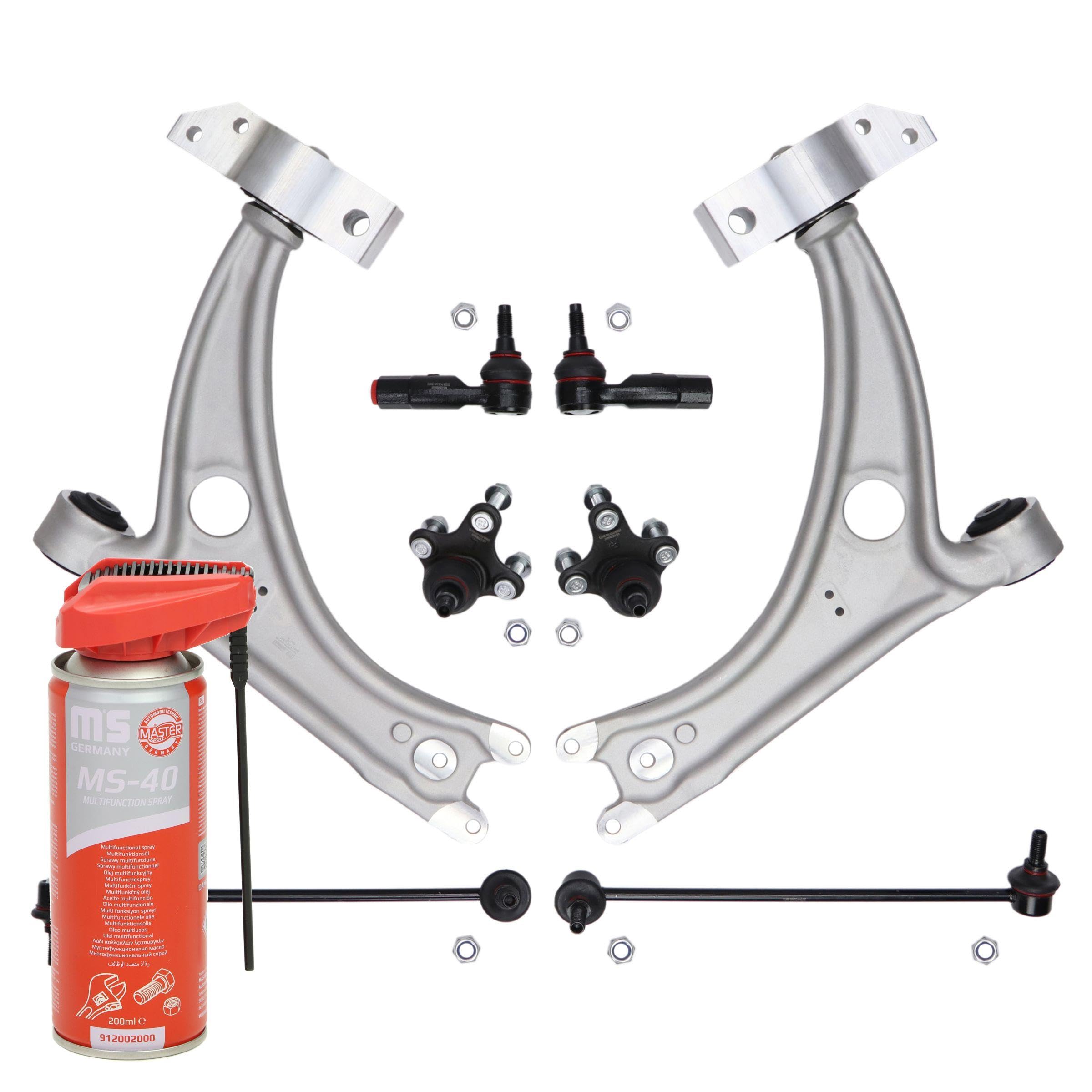 36824-SET-MSP Serie/Kit Kit braccio oscillante Sospensione ruota Anteriore 200ml