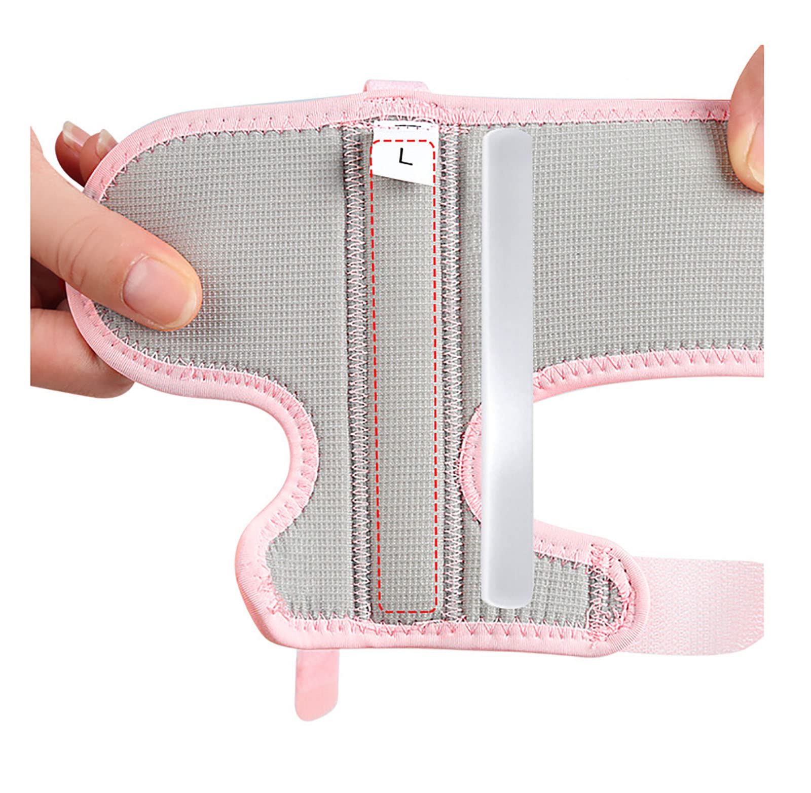 Ballenzeh-Korrektur für Frauen und Männer – Zehentrenner für überlappende Zehen, Ballen, Ausrichtung der großen Zehen, Korrektor und Abstandshalter, Ballenschutz (Pink)