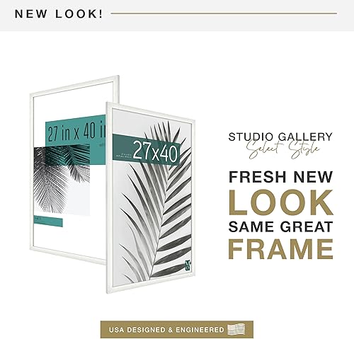 Vista 55 de MCS Industries Studio Gallery - Marcos con textura de madera color gris de 13 x 19 pulgadas / 33.02 x 48.26 cm., 2 unidades Gris Woodgrain