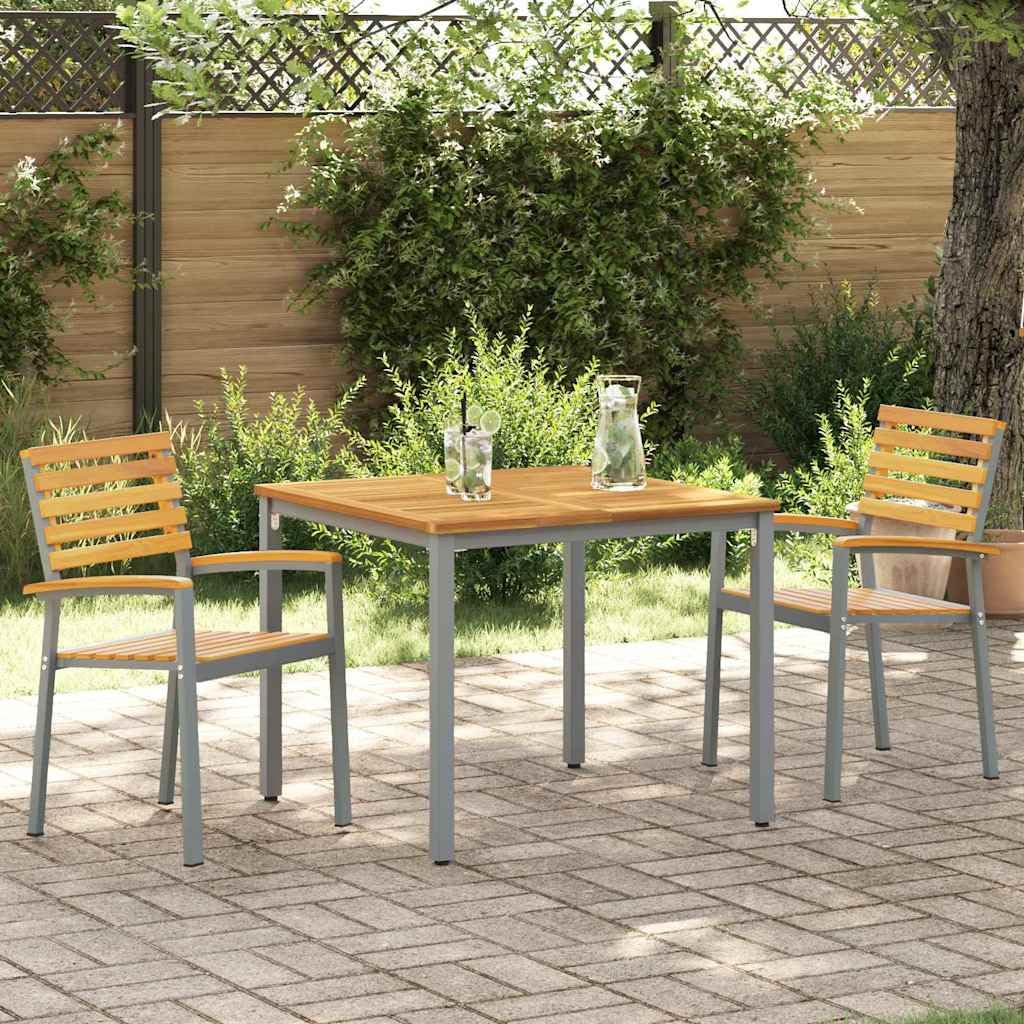Chaises de jardin lot de 2 marron pour en finir avec le mobilier qui rouille