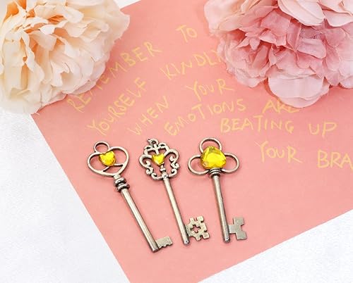 Vista 30 de Shapenty 4 tamaños de diamantes de imitación acrílicos de corazón de 0.236 pulgadas, 0.315 pulgadas, 0.472 pulgadas, 0.472 pulgadas, 0.472 pulgadas