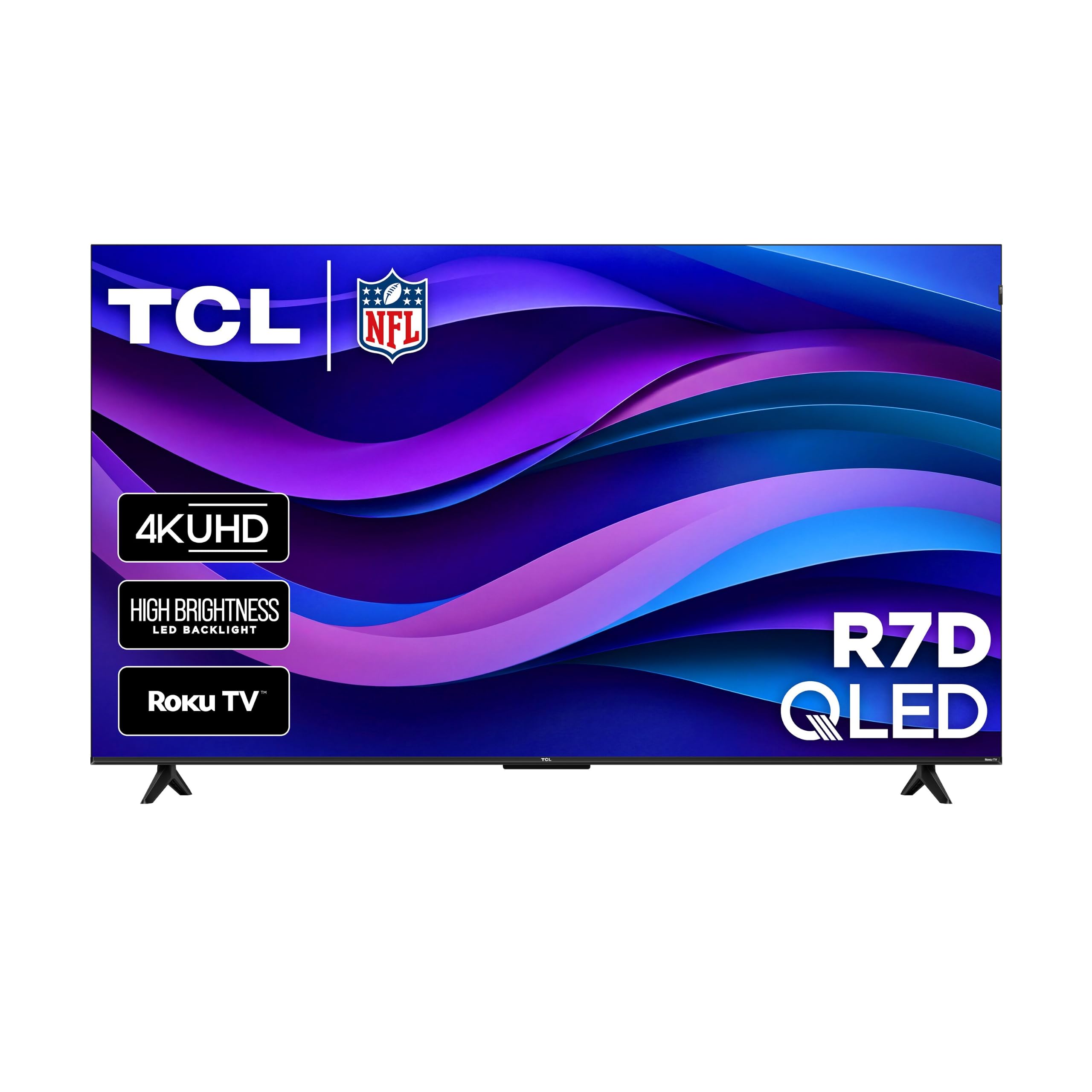 Photo 1 of TCL 65-Inch R7D Series 4K UHD HDR Roku Smart TV, Game Accelerator 120