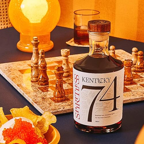 Miniatura 2 de Spiritless Kentucky 74 - Paquete de whisky destilado sin alcohol con amargos Dashfire, anticuado, licores prémium a prueba de cero para una