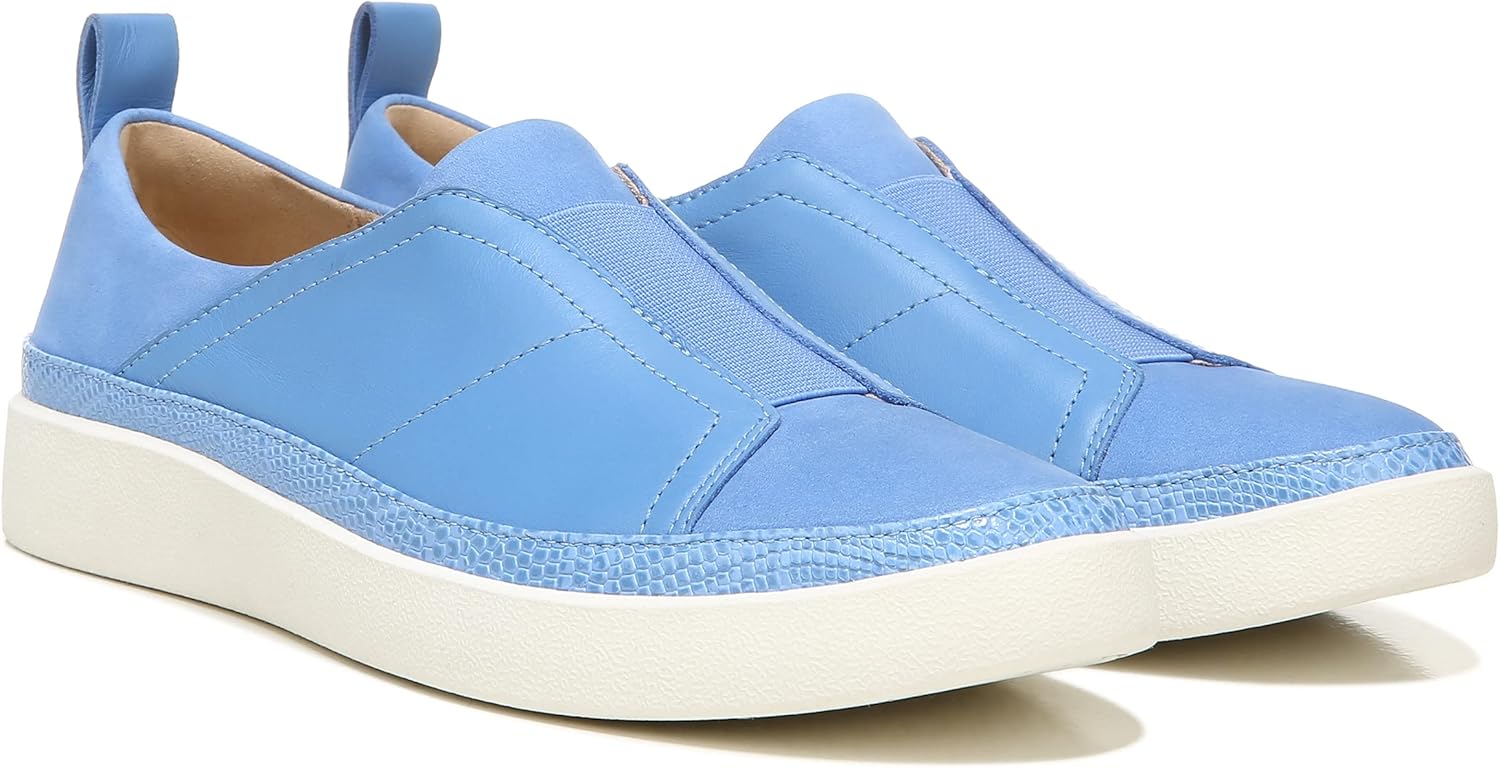  | Vionic Women's Essence Zinah Platform Slip-on Fashion Sneaker- Leather Shoes That Include Three-Zone Comfort with Orthotic Insole Arch Support, Medium Fit | Shoes