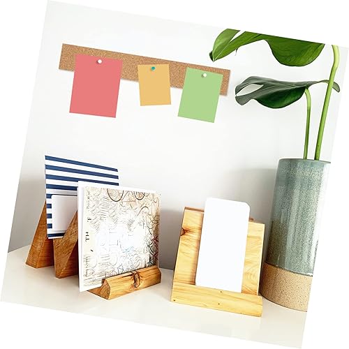 Miniatura 2 de STOBOK 2 piezas de tiras traseras rectangulares autoadhesivas para corcho, pasador de oficina, adhesivo para empujar la barra de fieltro para el