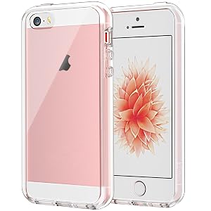JETech Case for iPhone SE 2016 Not for 2020 iPhone 5s and iPhone 5 Non-Yellowing Shockproof Phone Bumper