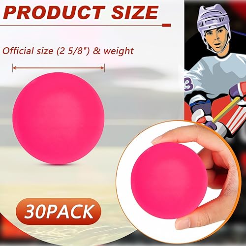 Miniatura 2 de Liliful Bolas de hockey callejero a granel, juego de hockey sobre césped, bolas de rodillo, bolas de hockey de PVC de calidad, diseño de rebote