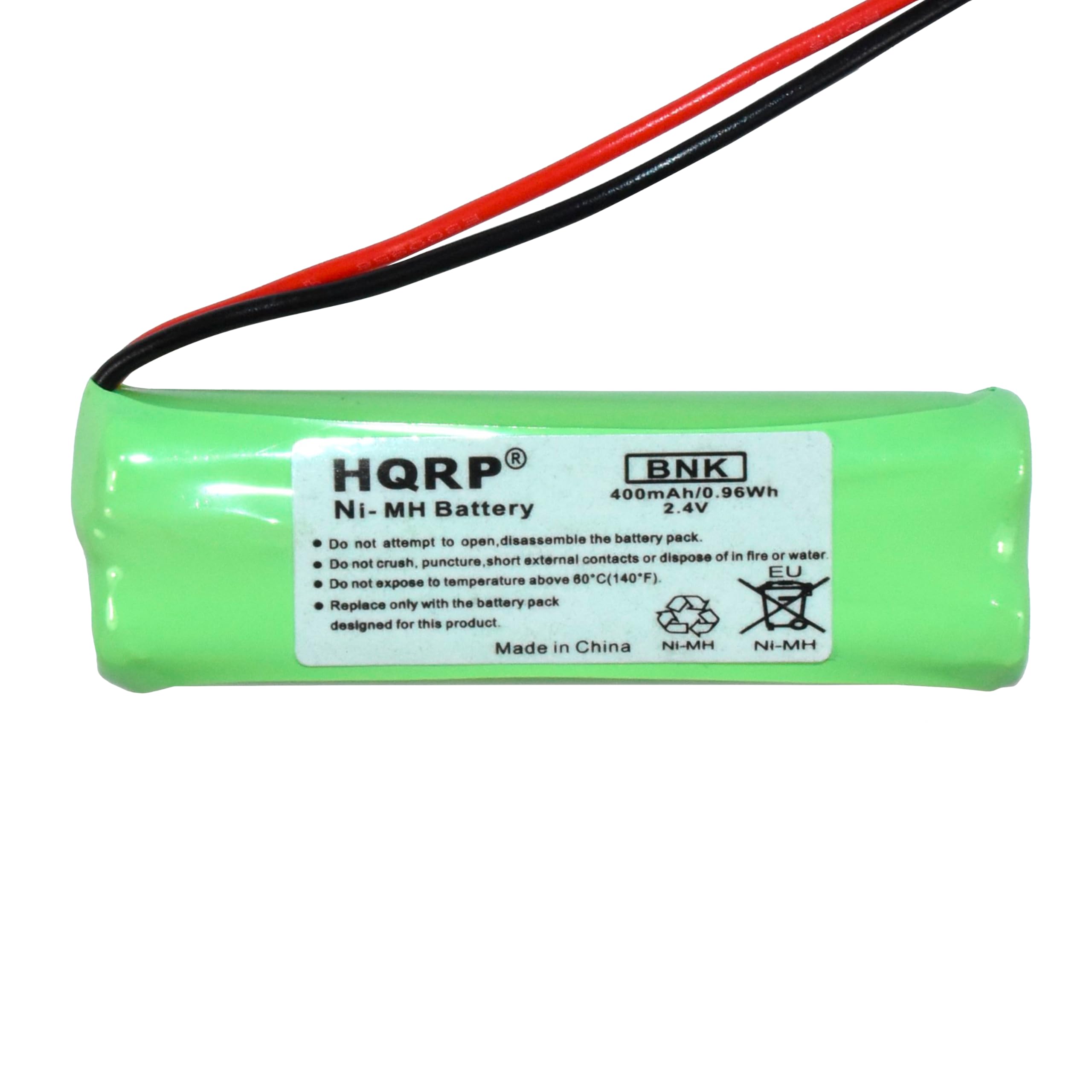 HQRP Phone Battery Compatible with Vtech BT183482 BT283482 89-1348-01 2.4V 400mAh NI-Mh