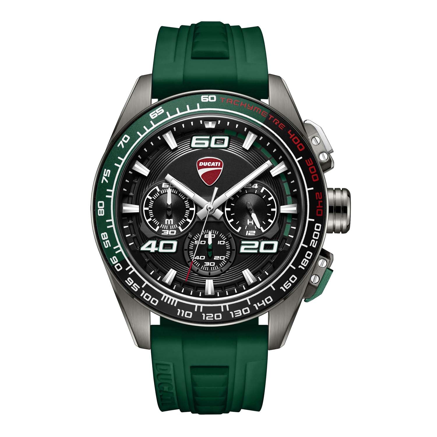 Extreme Sports Chronograph Analog Quartz Men's Watch with Silicone Strap-image-36