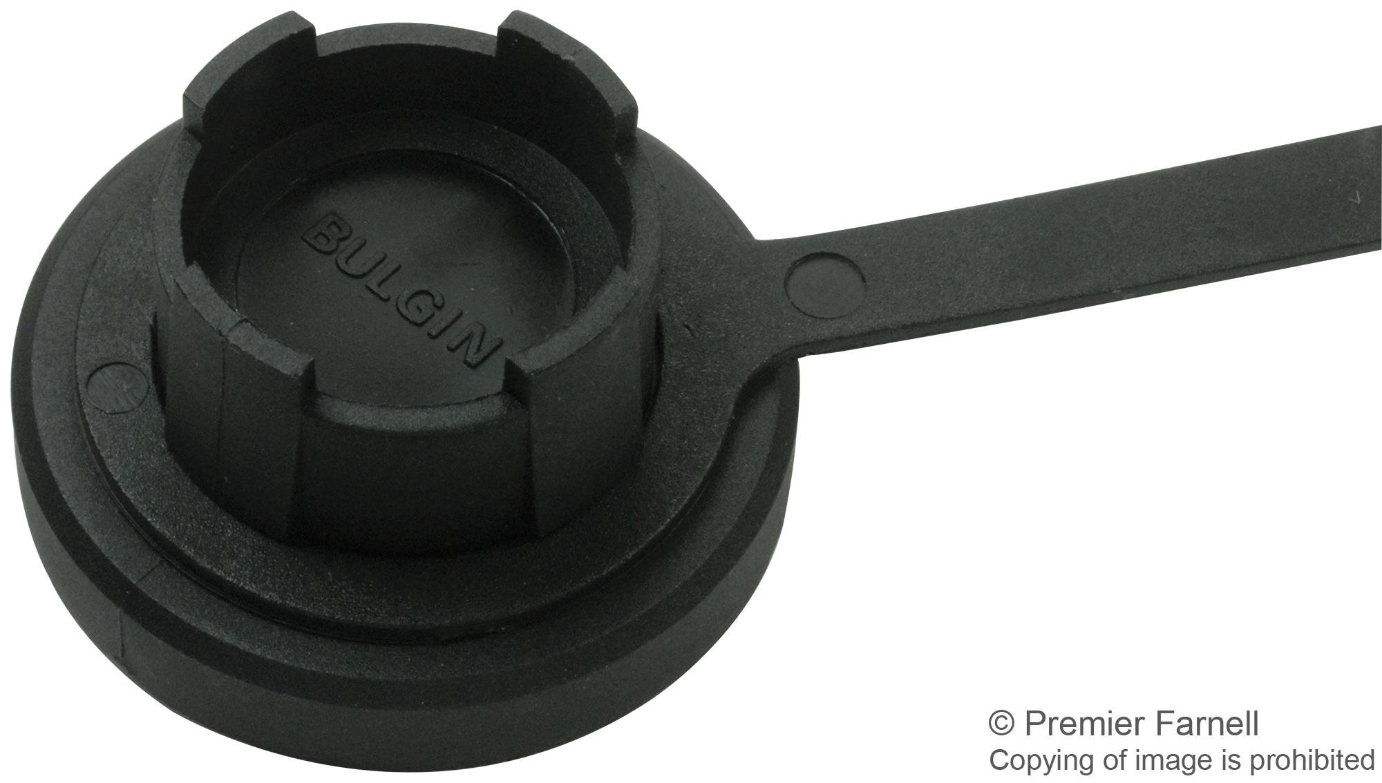 BULGIN PX0733 SEALING CAP, POLYAMIDE (1 piece)