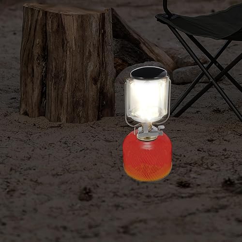 Miniatura 3 de GALPADA Linterna de camping ligera y portátil de propano para exteriores, con bolsa de almacenamiento, tanque plano roscado para senderismo,