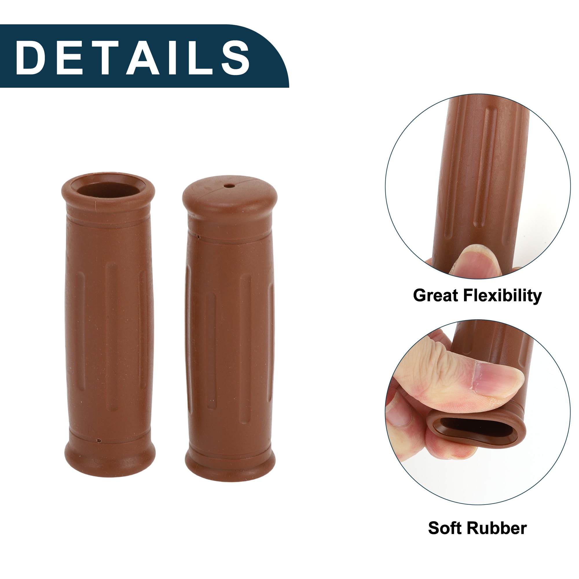 TUCKBOLD Bike Handlebar Grips Covers 85mm Long Soft - Image 3