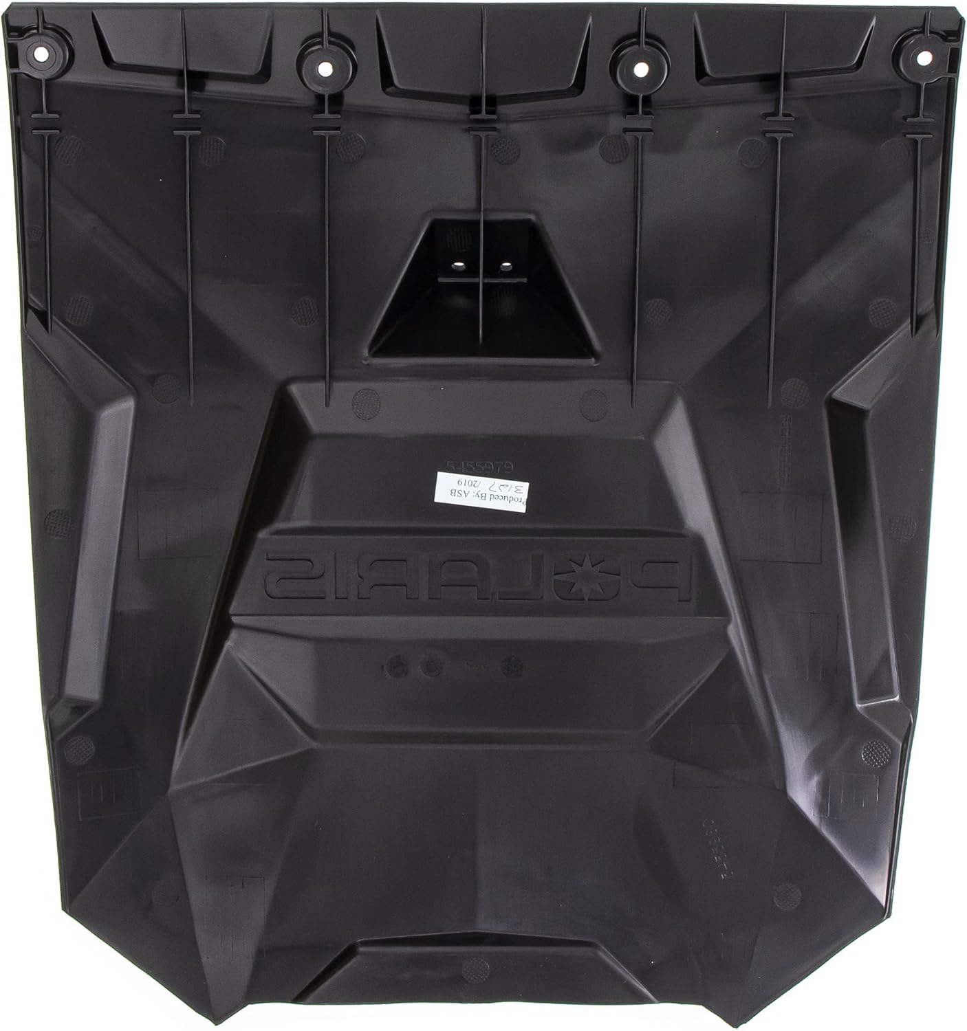 Polaris Snowmobile Snow Flap, for Specific Voyageur, Indy, Switchback, RMK and EVO Models, Gloss Black, Genuine OEM Part - Part 5455980-070