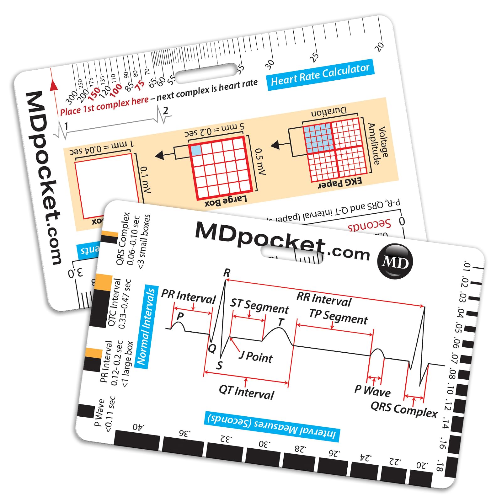 Rapid ID - EKG & Ruler Combo Pack (Horizontal)