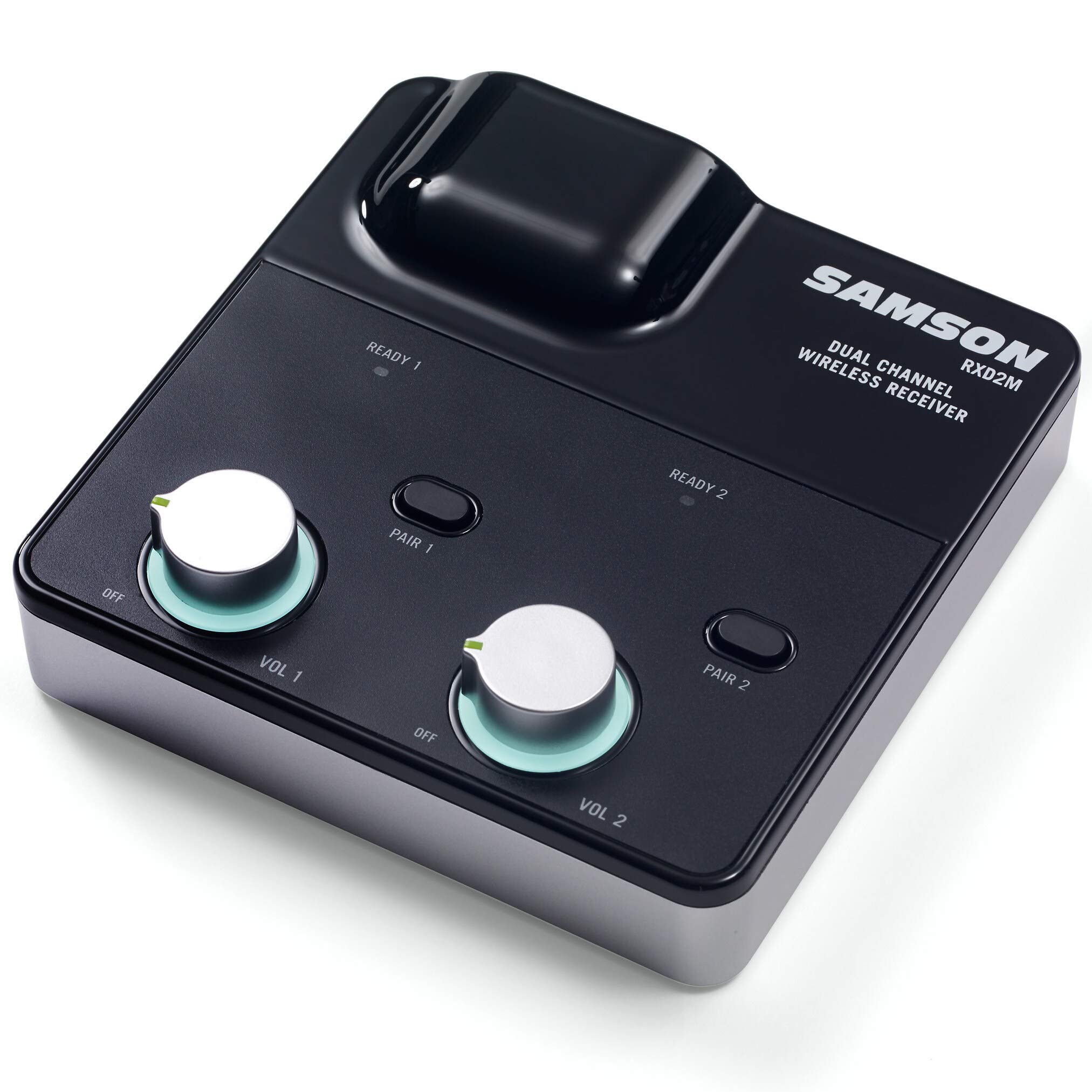 SAMSON XPD2m - 2.4 GHz Digitales Handheld-Funkmikrofon-System dual-Channel – 20 h Akku, 30 m Reichweite, für PA, Bühne & Live-Vorträge
