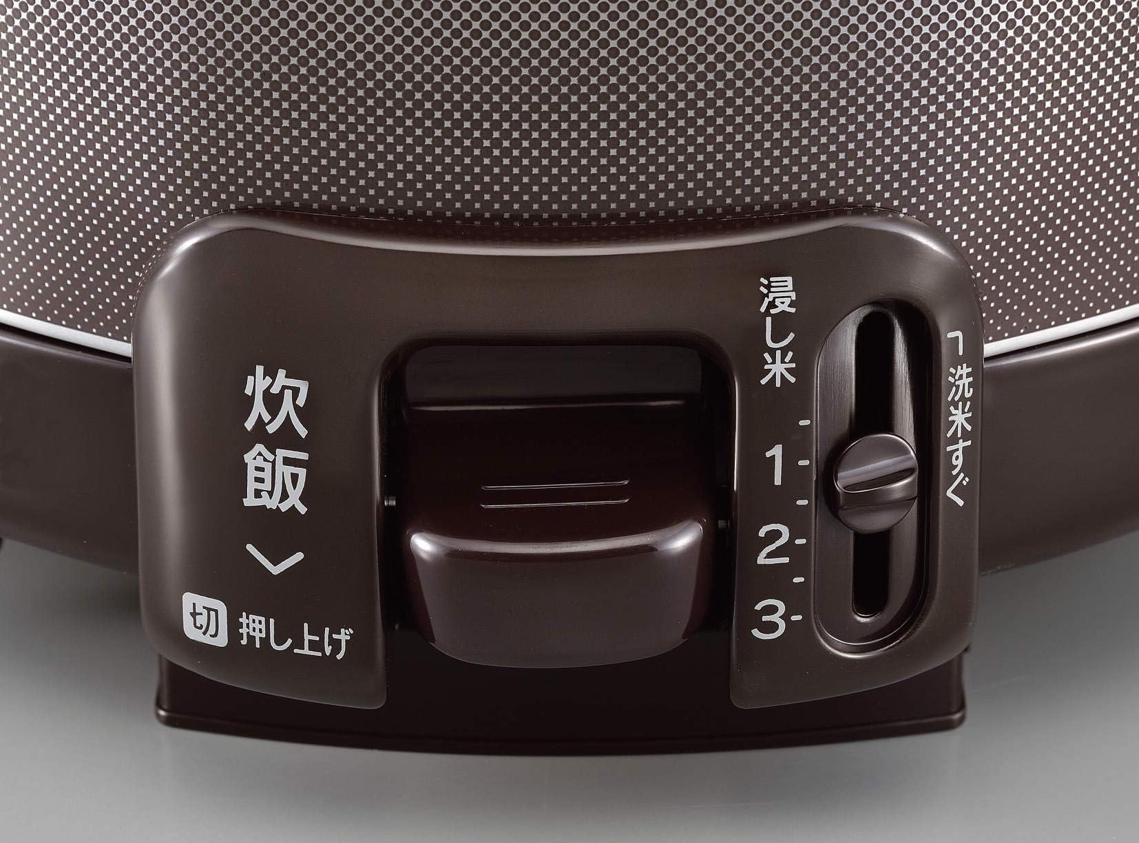 Amazon | ガス炊飯器 5合 ブラウン プロパンガス用 | ノーブランド品