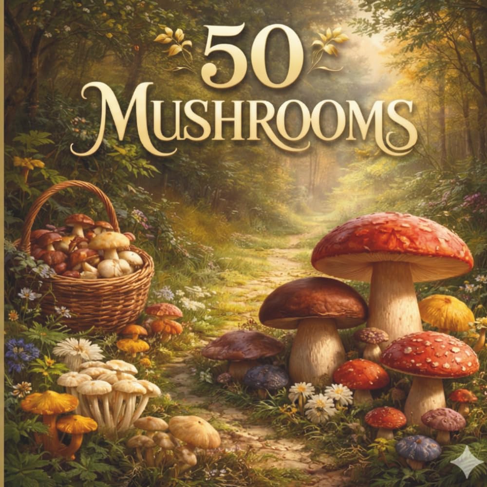 50 Mushrooms: A Gentle Picture Book for Little Nature Explorers (The 50 Things Kids Should Know Series)