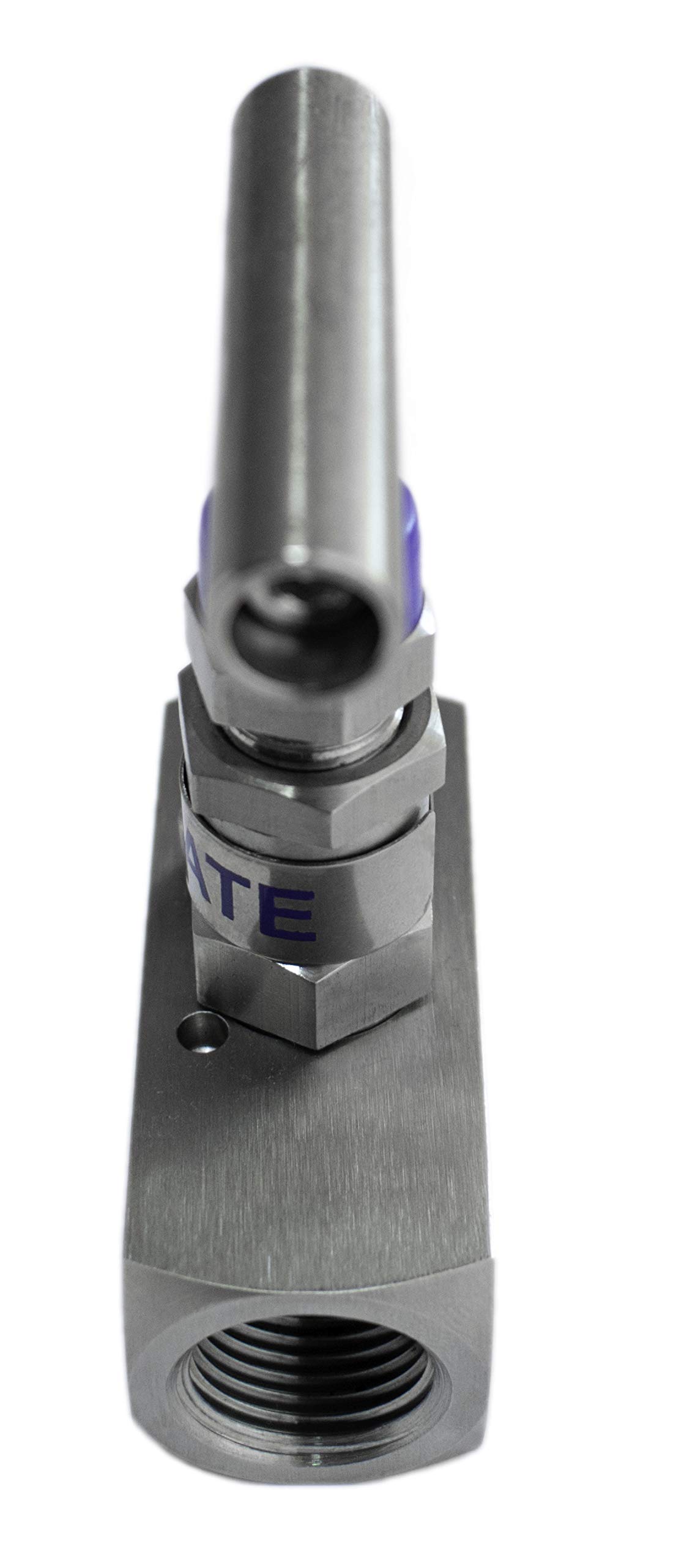 Vanne à Pointeau 1/4 BSP Acier Inox 316L – Femelle-femelle, 10000 PSI (690 Bar), PTFE, Pour Fluides Haute Pression Vanne Aiguille 10000 Psi 316l