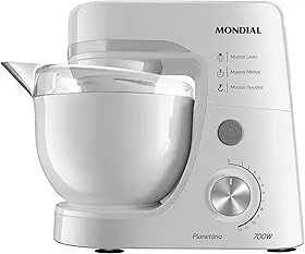 Batedeira Planetária, Mondial, Branco, 700W, 110V - BP-03-W