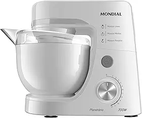 Batedeira Planetária, Mondial, Branco, 700W, 110V - BP-03-W