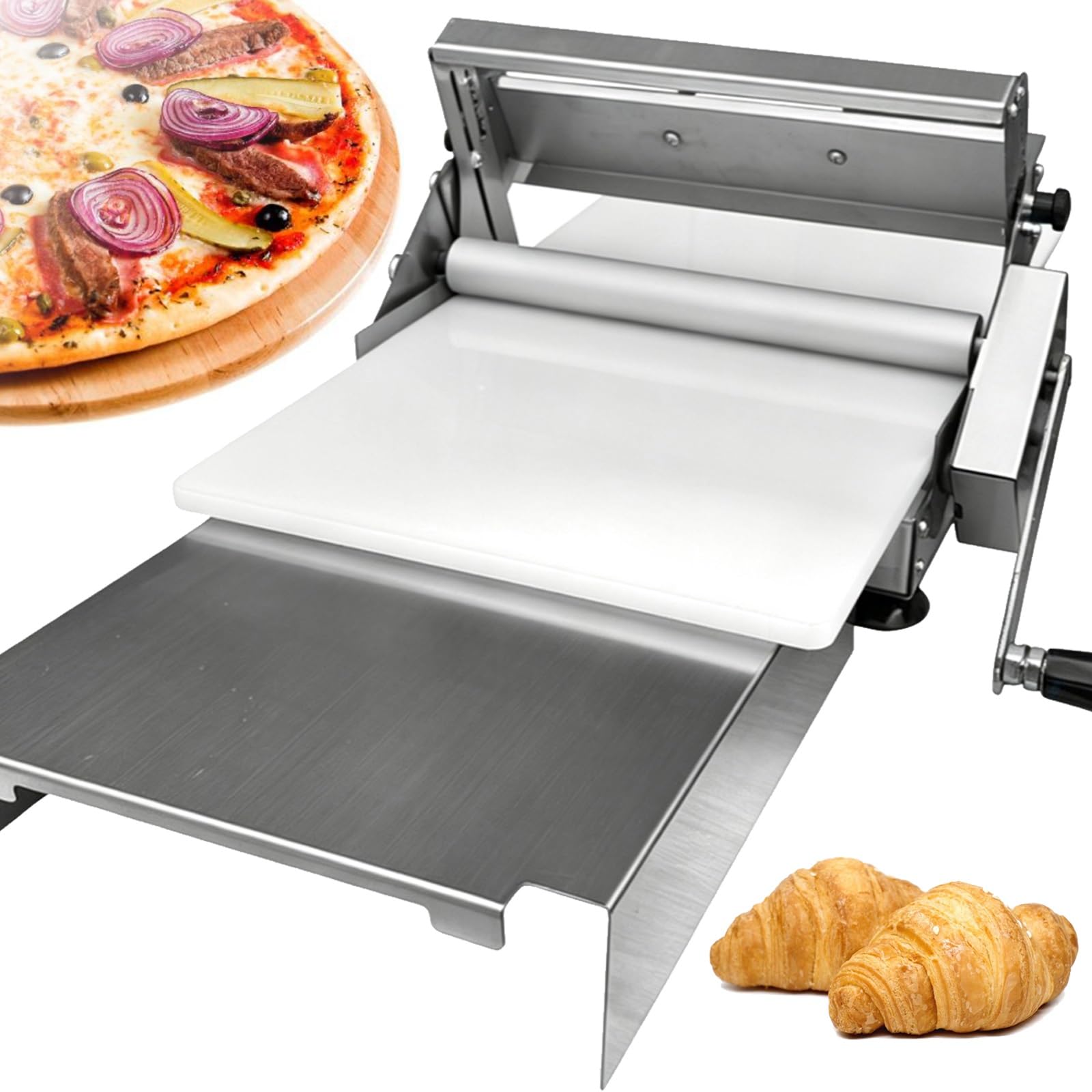 Laminoir à PâTe Professionnel, Laminoir RéVersible pour PâTe FeuilletéE