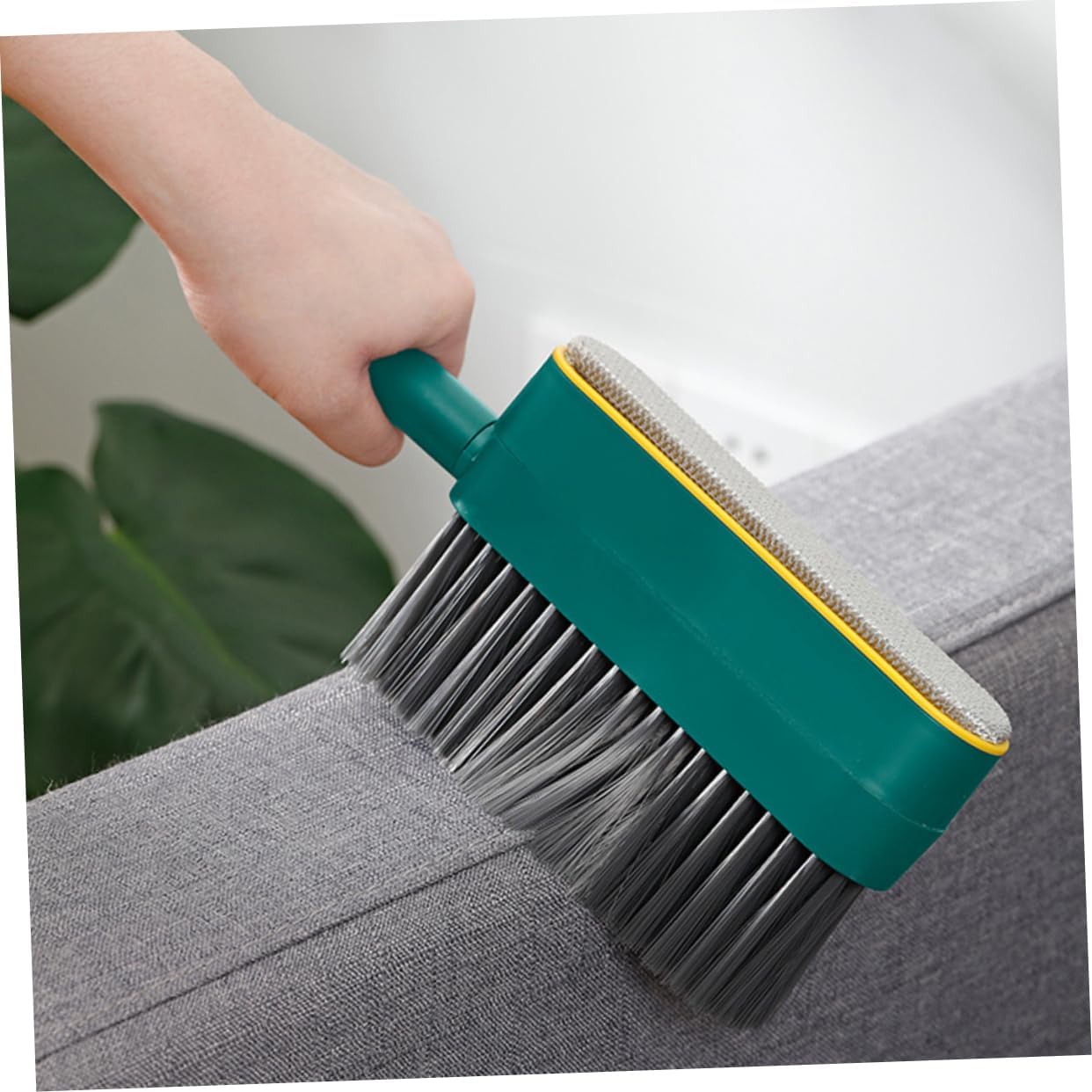 Portable Hand Broom and Static Hair Removal Brush for Household Cleaning Versatile Brush for Floors Carpets and Furniture Compact for Easy Storage and Use